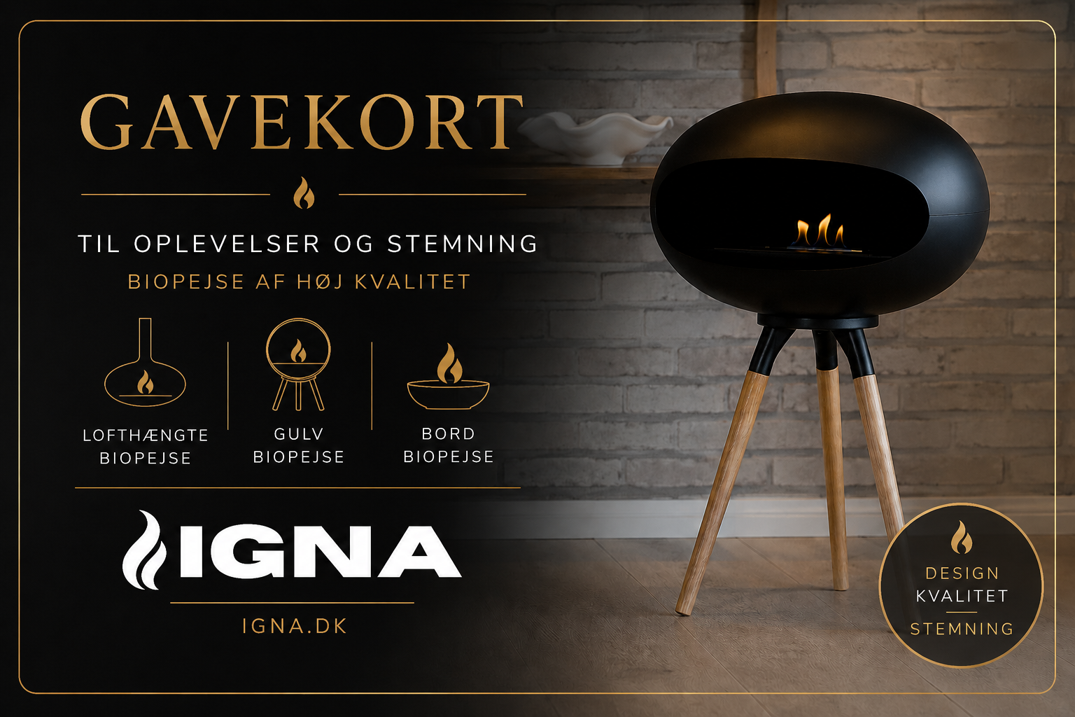IGNA Design gavekort